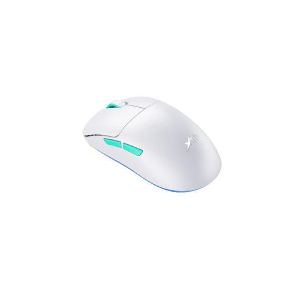 xtrfy m8 wireless white gaming mouse angle removebg preview